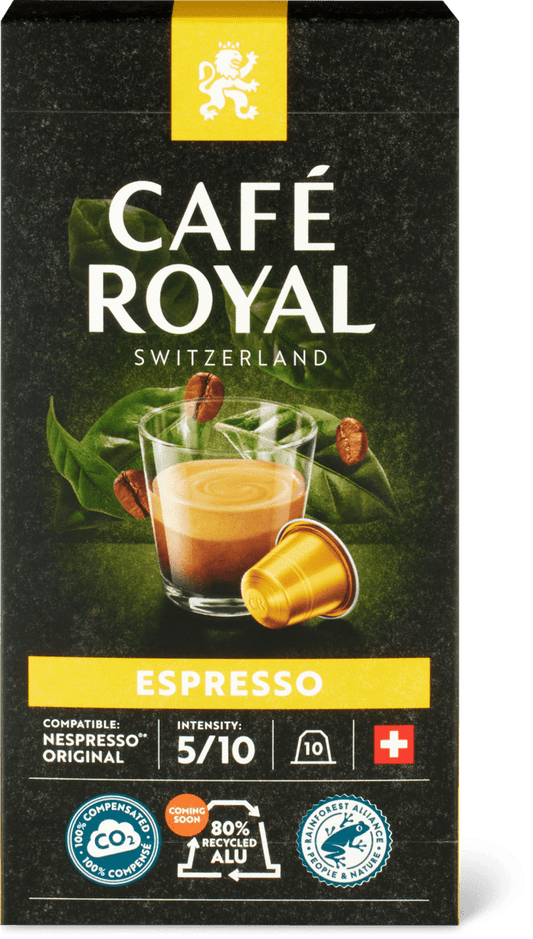 Café Royal switzerland espresso - épicerie les 3 gourmets Cafés, thés et boissons chaudes
