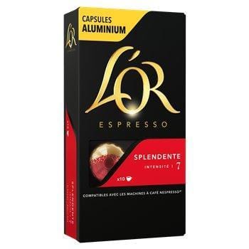 CAFÉ L'OR P10 CAPSULE SPLENDENTE - épicerie les 3 gourmets coffees-teas-and-hot-drinks