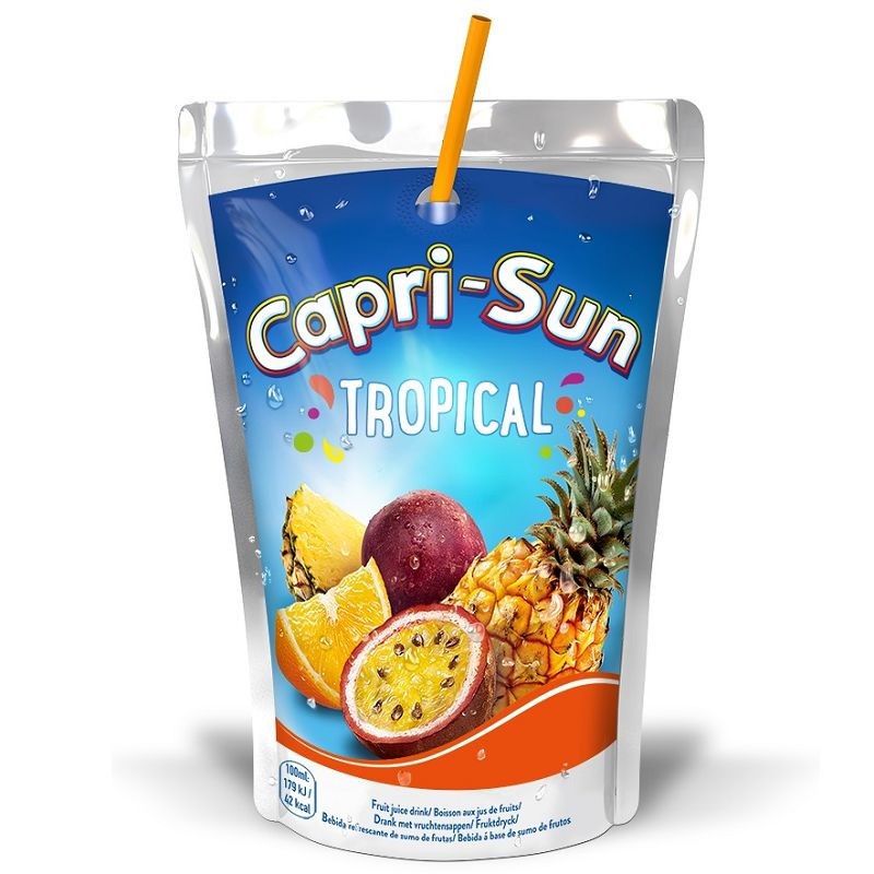 capri sun tropical poche 20cl - épicerie les 3 gourmets soft-drinks