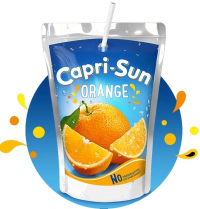 capri sun orange poche 20cl - épicerie les 3 gourmets soft-drinks