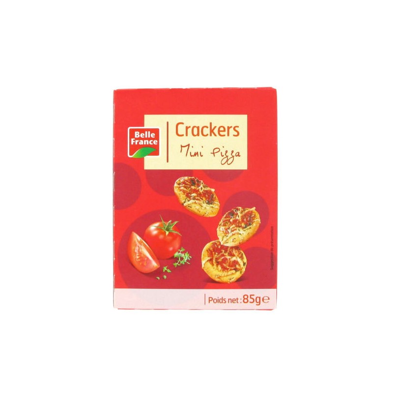 BELLE France CRACKERS PIZZA 85 G - épicerie les 3 gourmets chips-et-aperitifs