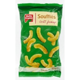 BELLE France CURL FROMAGE 90G  - épicerie les 3 gourmets chips-et-aperitifs