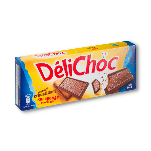 DELACRE Delichoc Chocolat Lait 150g - épicerie les 3 gourmets biscuits-et-gateaux