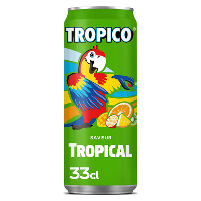tropico tropical vert 33cl - épicerie les 3 gourmets soft-drinks