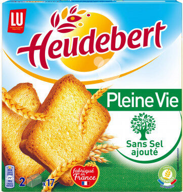 HEUDEBERT BISCOTTE PLEINE VIE SANS SEL AJOUTÉ 300 G - épicerie les 3 gourmets biscottes-tartinades-de-pain-grille-cereales-et-barres-de-cereales