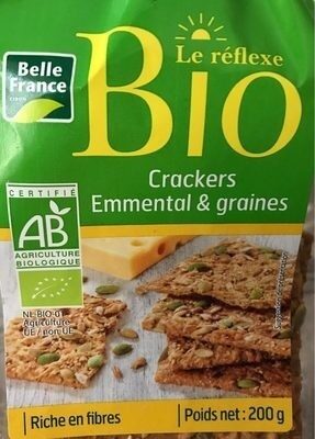 Crackers Emmental & graines - Belle France - 200 g