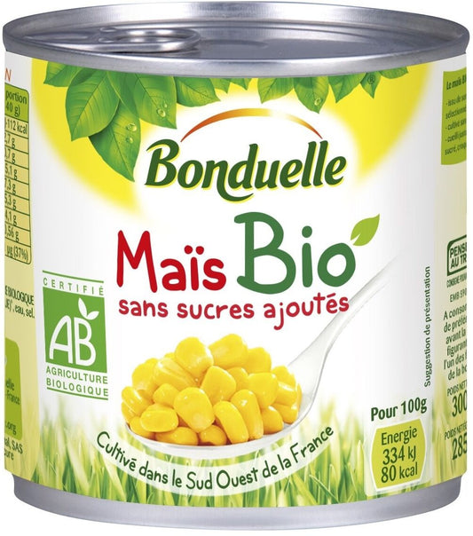 Maïs sans sucres ajoutés Bio BONDUELLE 285g