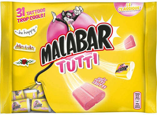 Malabar Tutti Frutti Chewing-Gum 214g