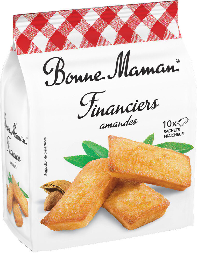 BONNE MAMAN FINANCIER AMANDE 250 G - épicerie les 3 gourmets biscuits-et-gateaux