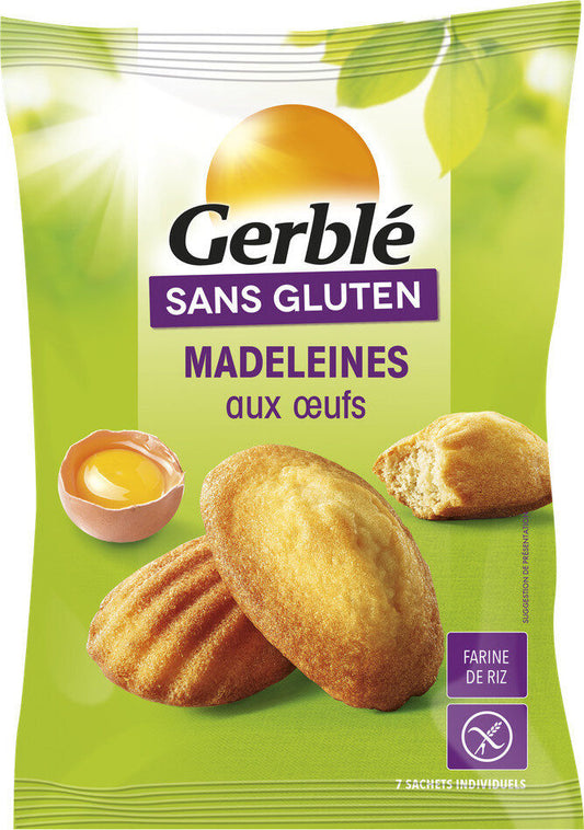 GERBLÉ MADELEINE SANS GLUTEN 200 G - épicerie les 3 gourmets biscuits-et-gateaux