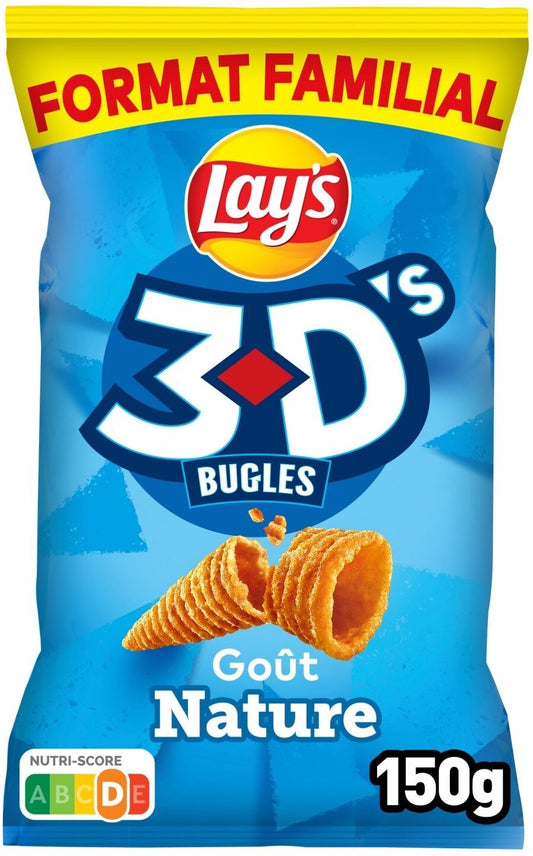 LAYS 3DS NATURE 150 G - épicerie les 3 gourmets chips-et-aperitifs
