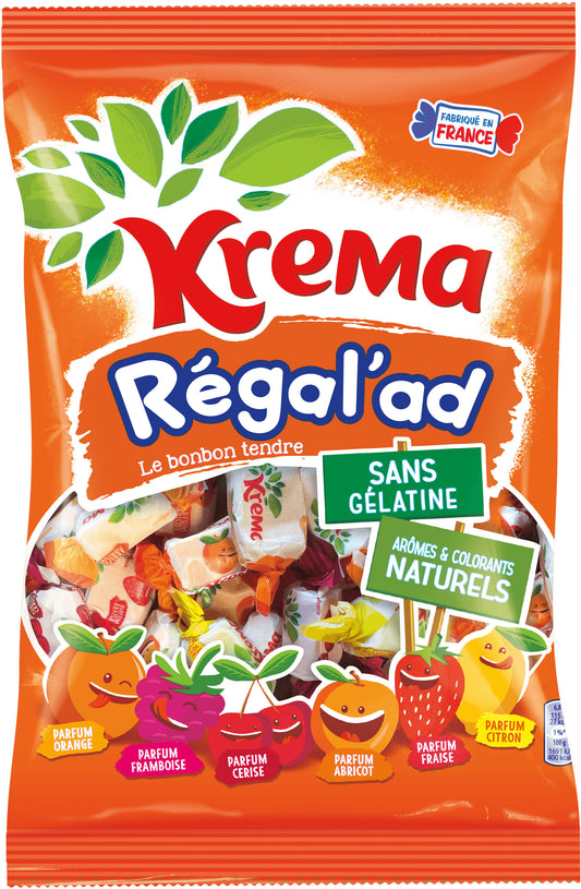 Krema Régalad Bonbons Fruits 380g