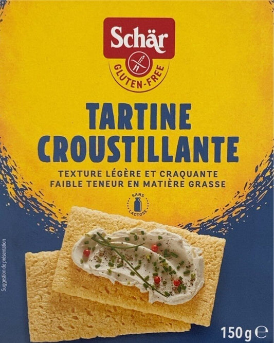 Schar Tartine Croustillante sans gluten - 150g - épicerie les 3 gourmets sans-gluten