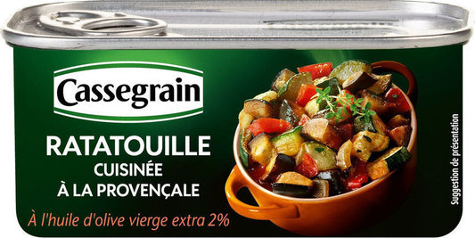 Ratatouille cuisinée à la provençale CASSEGRAIN