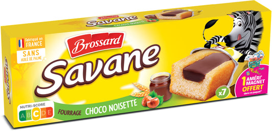 BROSSARD POCKET NOISETTE SAVANE 189G - épicerie les 3 gourmets biscuits-et-gateaux