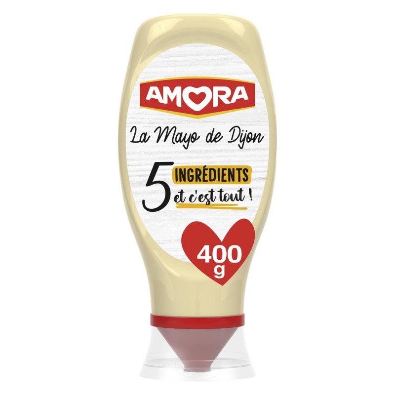AMORA - Mayonnaise De Dijon 5 Ingrédients Flacon Souple 400G - épicerie les 3 gourmets CONDIMENTS & SAUCES