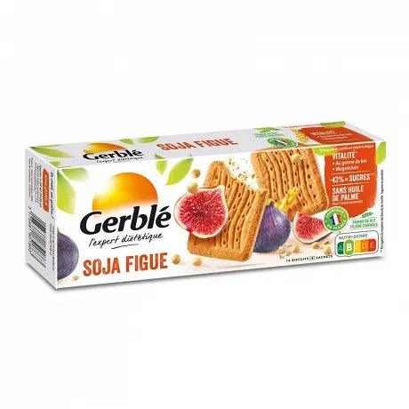 Gerblé Biscuits figues sans sucre ajouté, Gerblé (270 g) - épicerie les 3 gourmets biscuits-et-gateaux