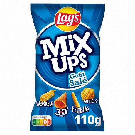 Chips Lay’s MixUps goût salé 110g  - épicerie les 3 gourmets chips-et-aperitifs