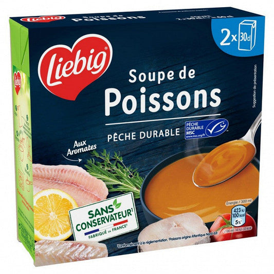 LIEBIG Soupe De Poissons MSC 2x30cl