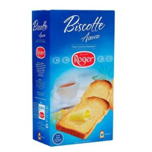 ROGER BISCOTTE AIXOISE NORMANDE 280 G - épicerie les 3 gourmets biscottes-tartinades-de-pain-grille-cereales-et-barres-de-cereales