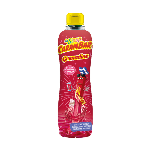 Sirop grenadine CARAMBAR la bouteille de 75cL - épicerie les 3 gourmets Boissons
