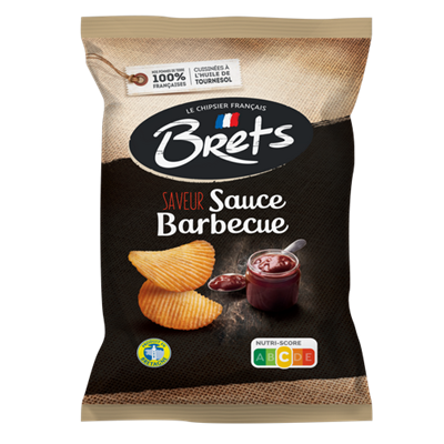BRET'S Chips Saveur Sauce Barbecue 125g