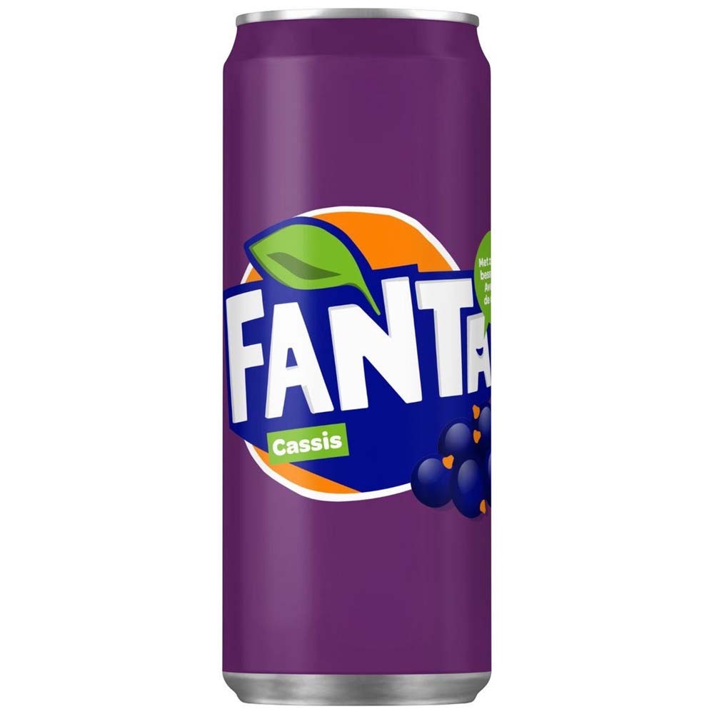 Fanta cassis 330 ml - épicerie les 3 gourmets Boissons