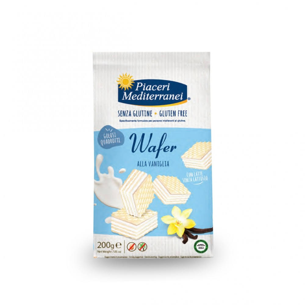 Piaceri Mediterranei Gaufrette À La Vanille Sans Gluten 200g - épicerie les 3 gourmets sans-gluten