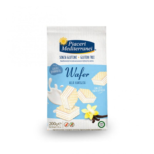 Piaceri Mediterranei Gaufrette À La Vanille Sans Gluten 200g - épicerie les 3 gourmets sans-gluten