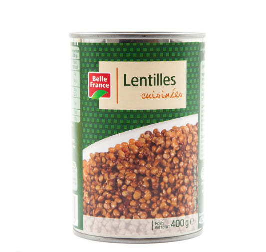 LENTILLES PRÉPARÉE 400G - BELLE France - épicerie les 3 gourmets CONDIMENTS & SAUCES