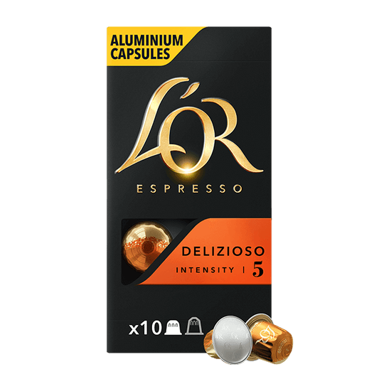 CAPSULES L'OR ESPRESSO Delizioso x 10 - épicerie les 3 gourmets Cafés, Thés et Boissons Chaudes