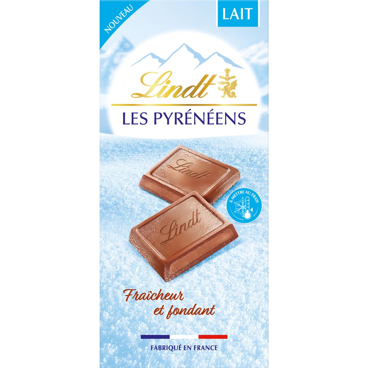Lindt Pyrénéens Lait 150g - épicerie les 3 gourmets Chocolat