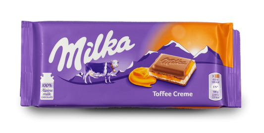 Milka Toffee creme - épicerie les 3 gourmets Chocolat