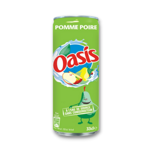 oasis pomme poire 33cl - épicerie les 3 gourmets soft-drinks