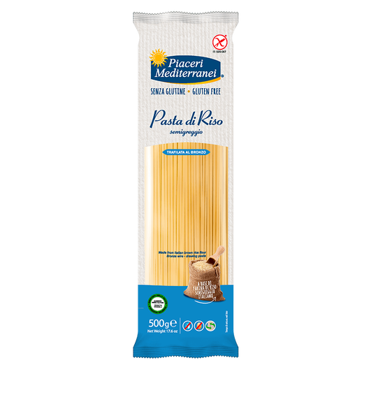 PIACERI MEDITERRANEI Spaghetti Pâtes sans gluten 500G - épicerie les 3 gourmets sans-gluten