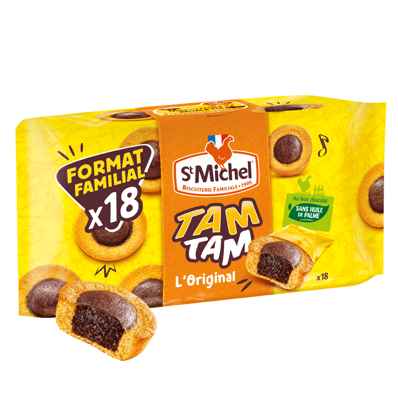 ST- Michel Tam Tam 10 gâteaux 275g - épicerie les 3 gourmets biscuits-et-gateaux