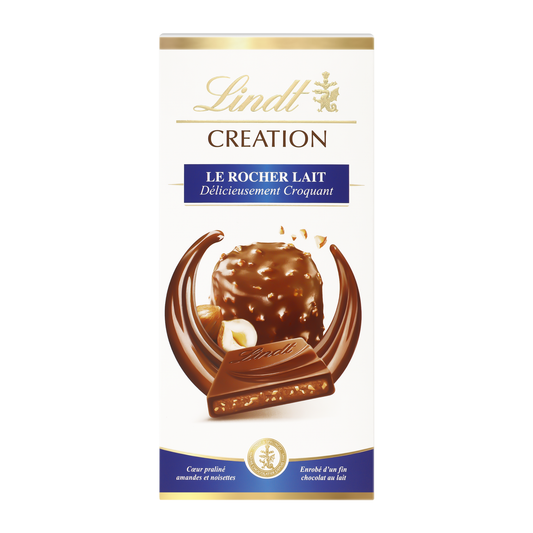 LINDT Création Rocher Au Lait 150g - épicerie les 3 gourmets Chocolat 