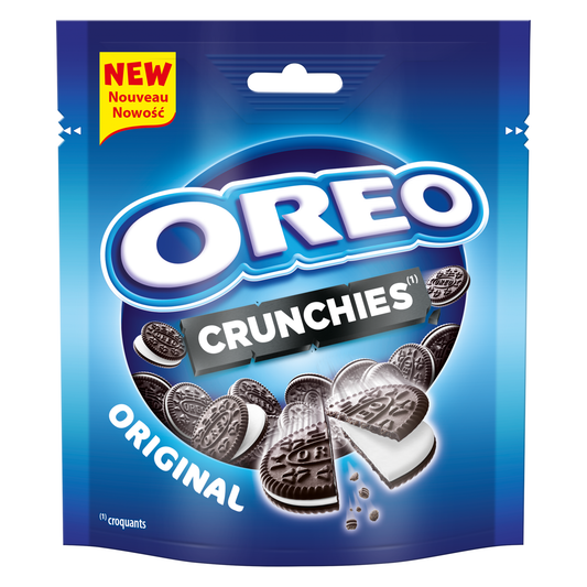 OREO Crunchies mini biscuits cacaotés fourrés vanille 110g - épicerie les 3 gourmets BISCUITS