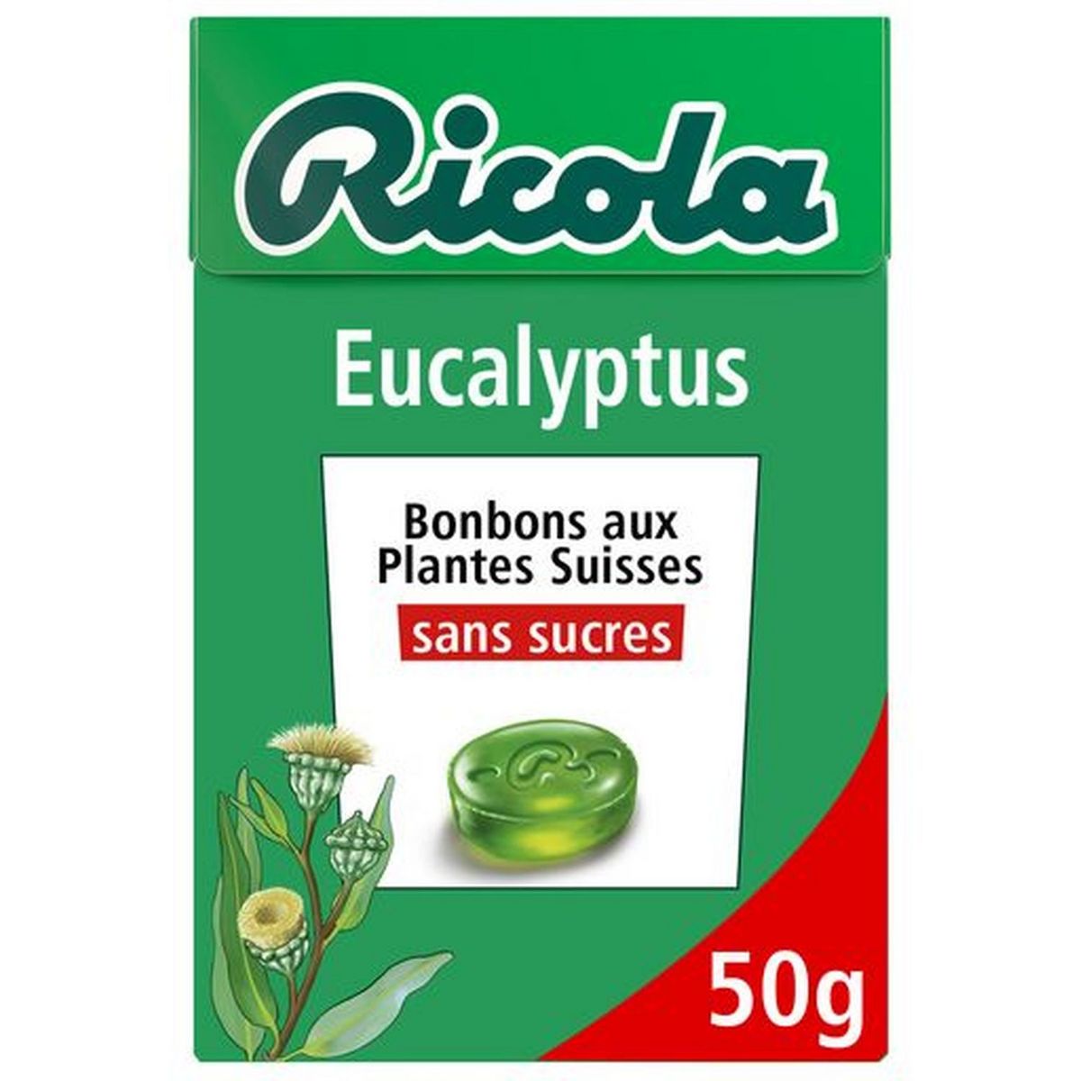 RICOLA EUCALYPTUS - épicerie les 3 gourmets bonbons
