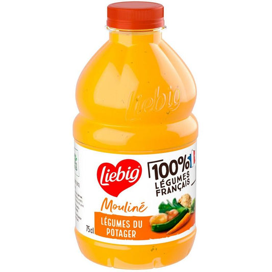 LIEBIG Mouliné de légumes du potager 100% légumes Français 75cl - épicerie les 3 gourmets SOUPE ET POTAGER