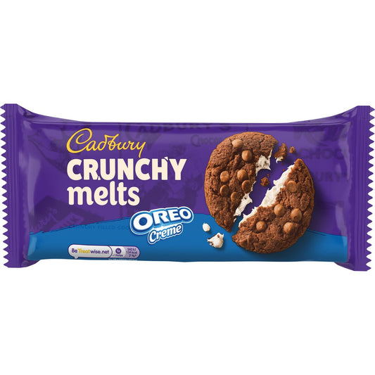 CADBURY Cookies Crunchy Melts Oreo 156g - épicerie les 3 gourmets BISCUITS