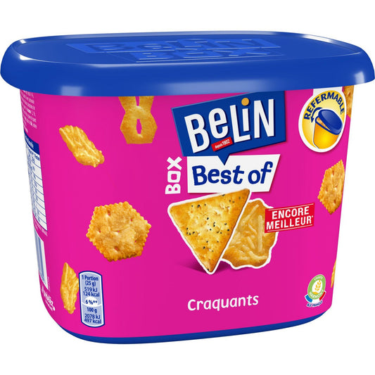 BELIN Best of assortiment de crackers salés box refermable 205g
