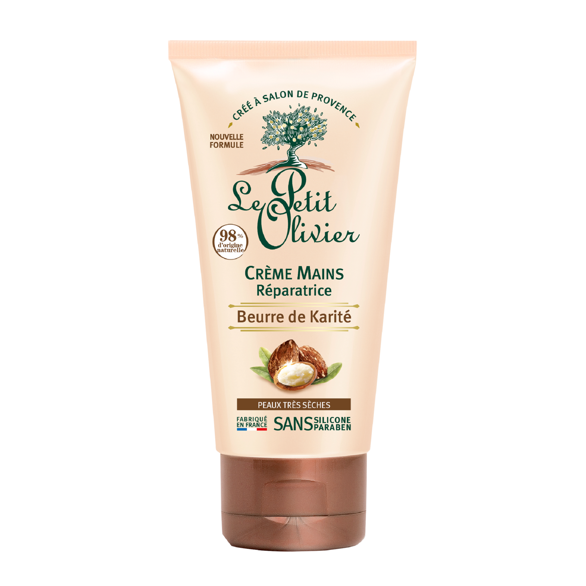 LE PETIT OLIVIER Crème mains réparatrice au beurre de karité peaux très sèches 75ml - épicerie les 3 gourmets Soins du corps