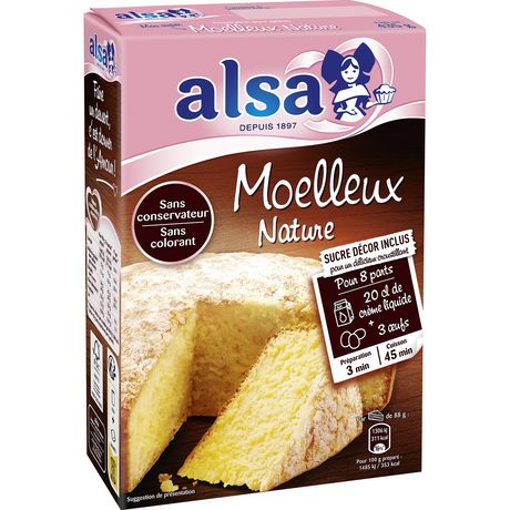 Alsa Moelleux nature 435g