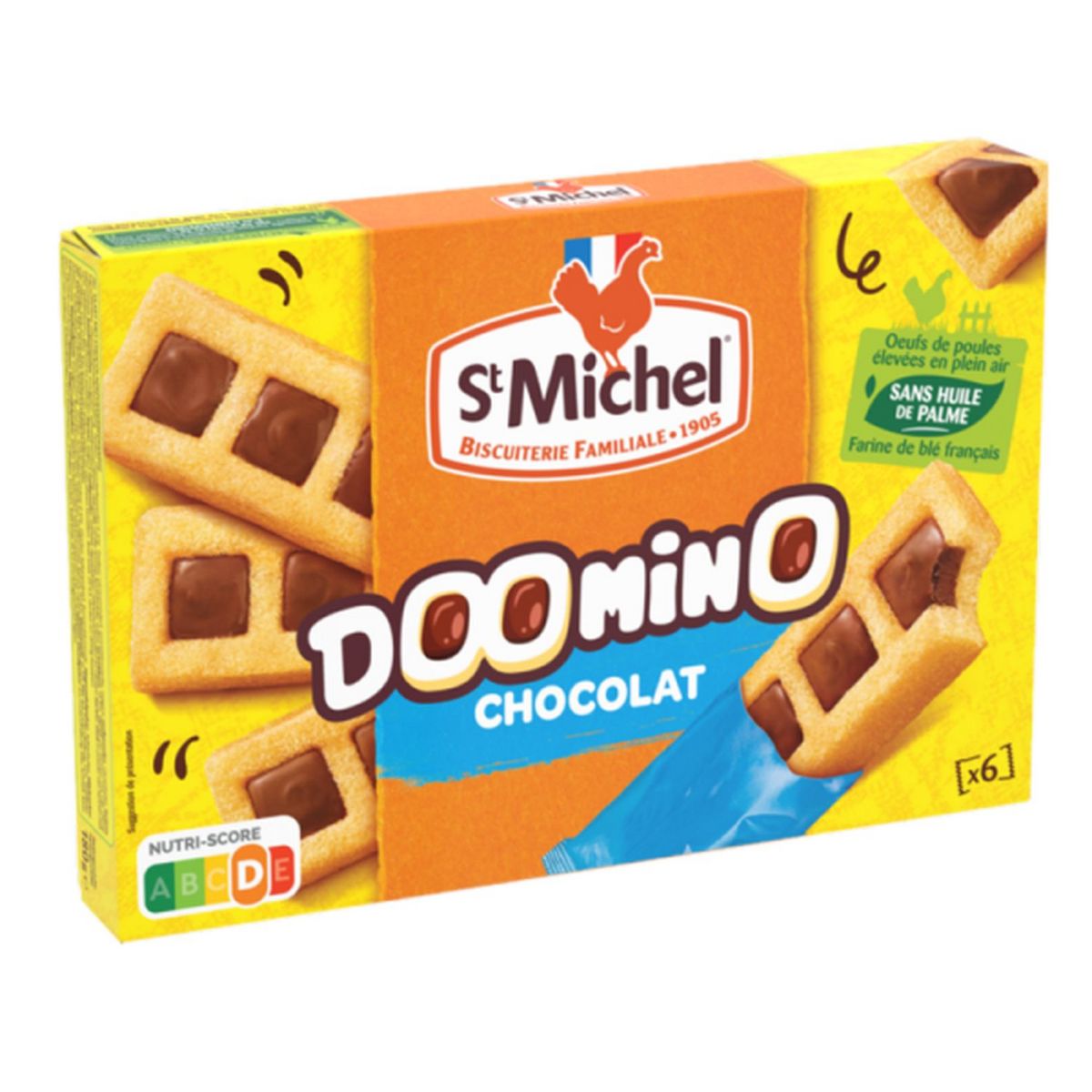 SAINT MICHEL DOOMINO CHOCO 180 G - épicerie les 3 gourmets biscuits-et-gateaux