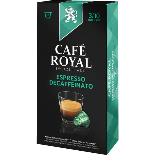 CAFE ROYAL Café Royal decaffeinato nespresso capsule x10 -50g