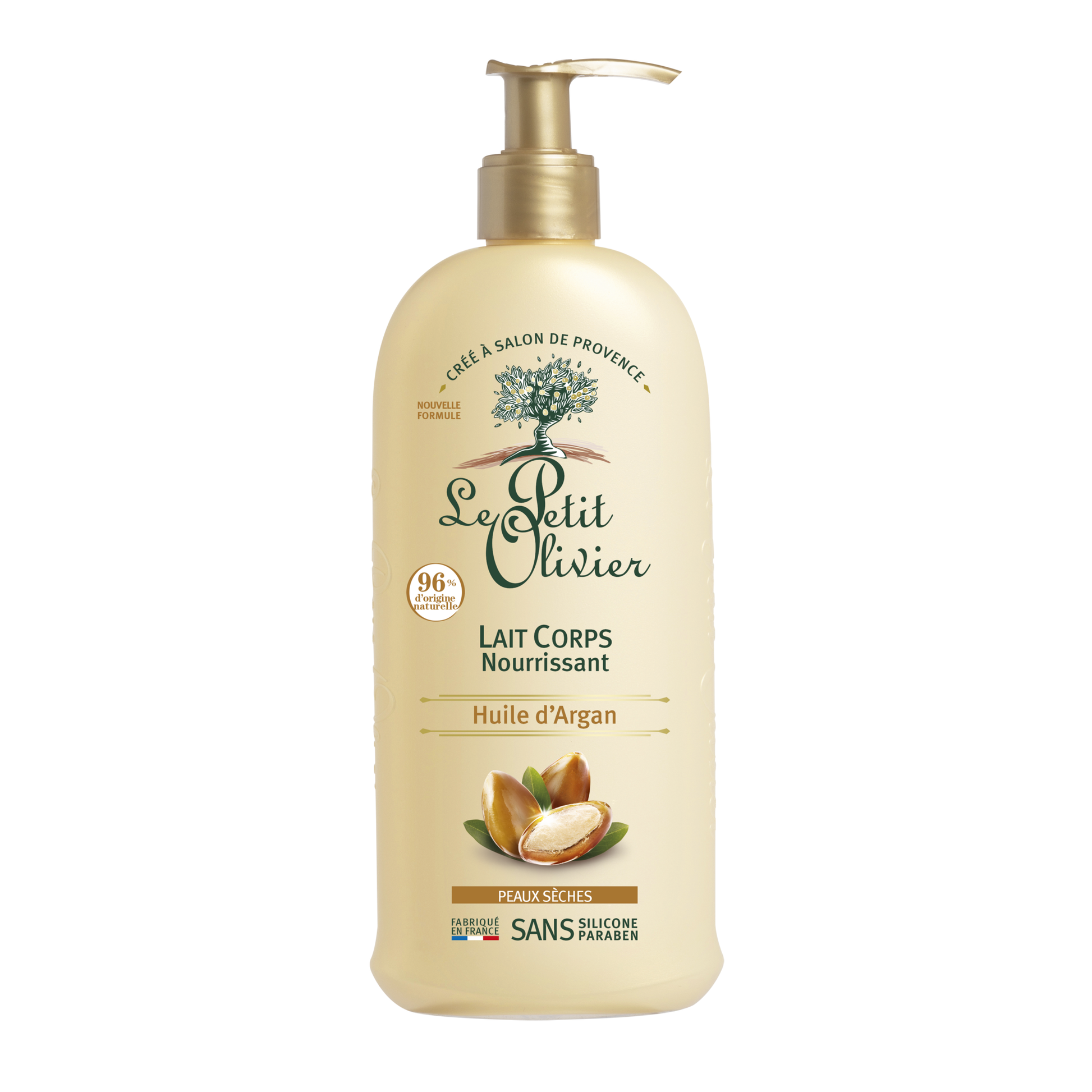 LE PETIT OLIVIER Lait corps nourrissant huile d'argan peaux sèches 250m - épicerie les 3 gourmets Soins du corps