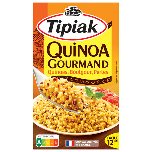 TIPIAK QUINOA GOURMAND QUINOA BOULGOUR PERLES 400G